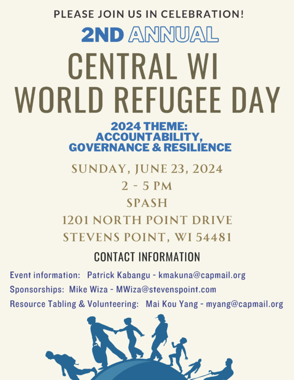 Central WI World Refugee Day Celebration – CAP Services Inc.